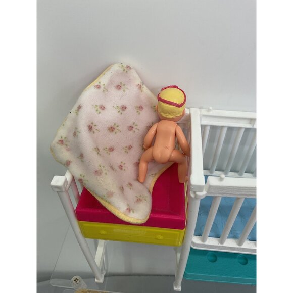 Mattel Barbie Baby Krissy Doll Nursery Playset Accessories - Picture 6 of 8